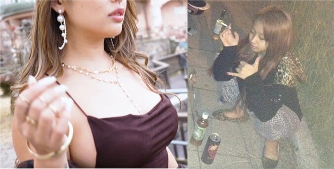 【写真・画像】28歳元ヤン美女の大胆なセクシードレス姿に絶賛の声「うわ！ええ〜！」「すごい目鼻立ち」　1枚目