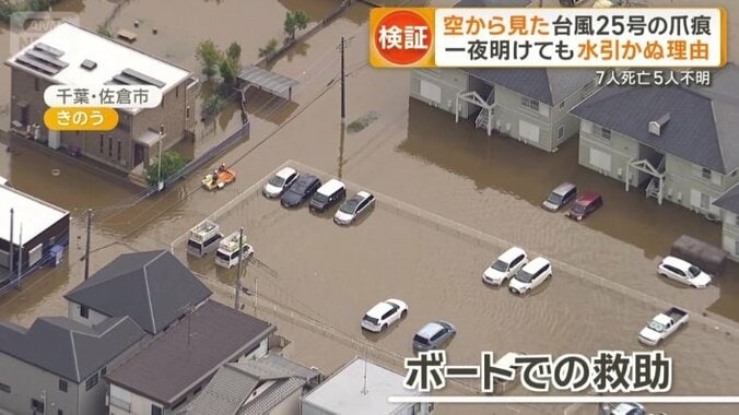 ボートでの救助