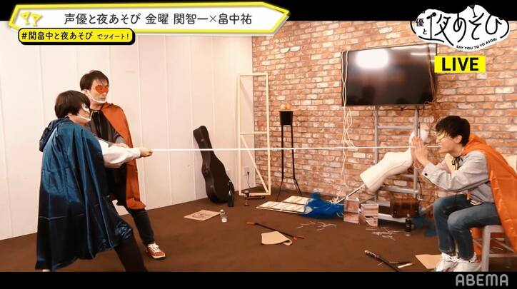 「単純に羨ましかった」阪口大助が語った“戦友”関智一への想いとは?ヒーロー即興劇で旧友コンビが大暴れ