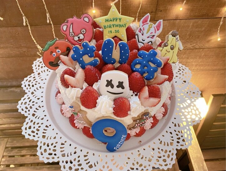 辻希美、長男の誕生日に手作りバースデーケーキ「仕方ないから“作ろう…”って事になり笑」