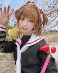 コスプレイヤー・猫田あしゅが「CCさくら」木之本桜に変身！「きゃわいい～」「二次元のよう」と称賛続々