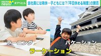 【映像】「大人だけズルい！」はもう終わり？ “子どもへの有休制度”を検討中 