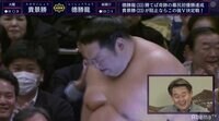 再入幕力士として初の優勝を遂げた徳勝龍
