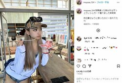 しゅんまや・重川茉弥の“かき氷”ショットに「可愛すぎる」「スタイル抜群」とファン歓喜