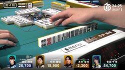 トップ雀士が凍りついた…瞬間、役満放銃の大惨事と思った「やべぇ…」な表情にファン「青ざめてる」／麻雀・Mリーグ