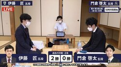 伊藤匠五段、全勝キープなるか 門倉啓太五段と対局開始／将棋・順位戦C級1組
