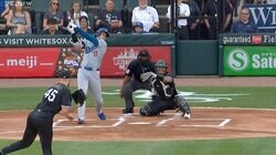 「ど真ん中」でも大谷翔平が空振り三振！？  “剛球左腕”のストレートがエグすぎる…最速158キロで翻弄「こりゃ打てないわ」ファン脱帽