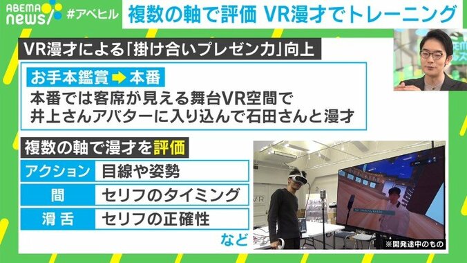 NON STYLE石田さんとの“VR漫才”で「間」と「滑舌」と「目線」を磨け！ あなたの仕事力を爆上げする裏技 4枚目