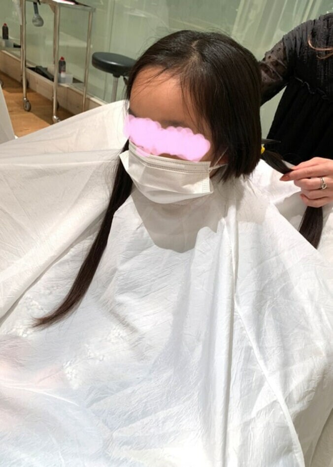 花田虎上、末娘がヘアドネーションの為に髪を31cmカット「素敵」「感動しました」の声 1枚目