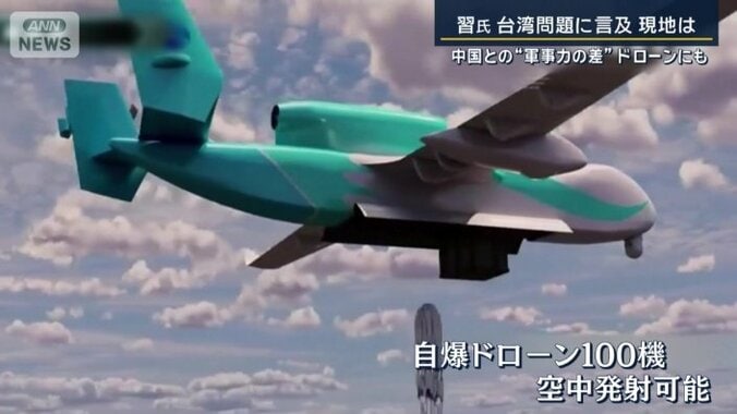 自爆ドローンを投下