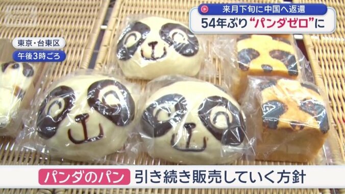 パンダのパンは引き続き販売していく方針