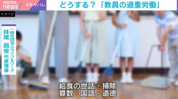 教員の仕事内容（一般社団法人ライフ＆ワーク代表理事の妹尾昌俊氏の証言）