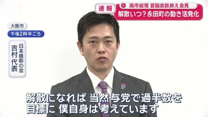 吉村代表の出馬は「ないですね」