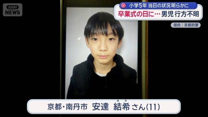 小学校5年　安達結希さん（11）