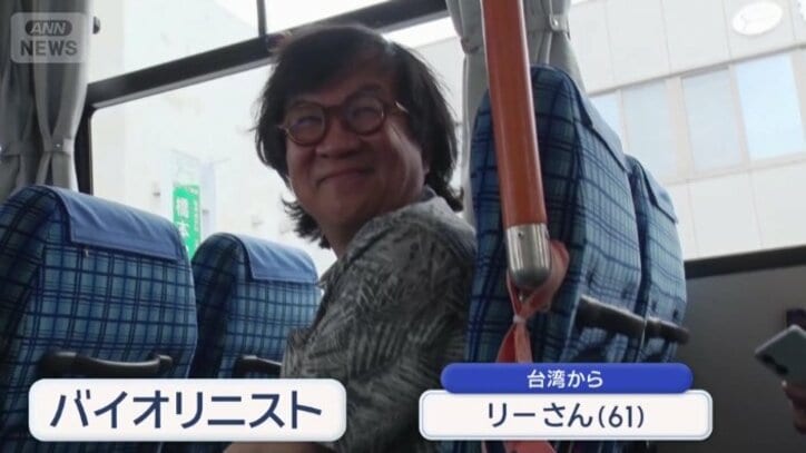 バイオリニストのリーさん（61）