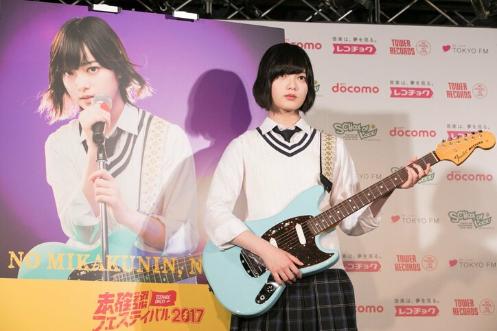 「人生楽しいです！」欅坂46・平手友梨奈が『未確認フェスティバル 2017』の応援ガールに就任