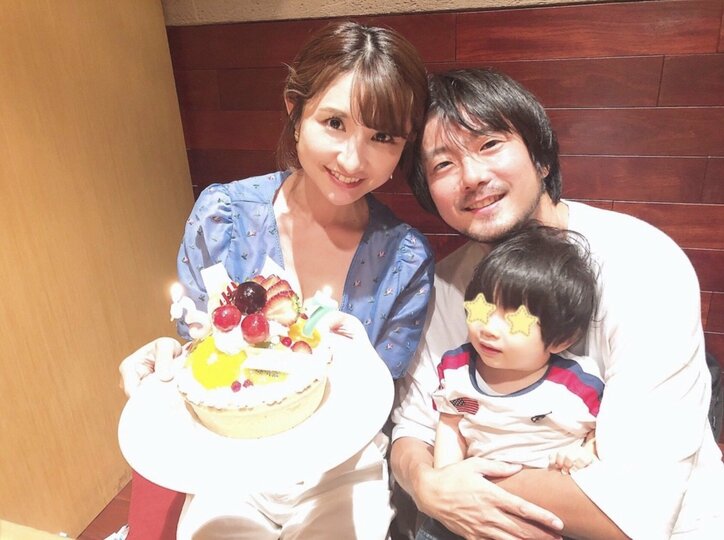 平沼紀久 妻 尾崎菜々の誕生日をお祝い 育児に妻に毎日ありがとう 話題 Abema Times