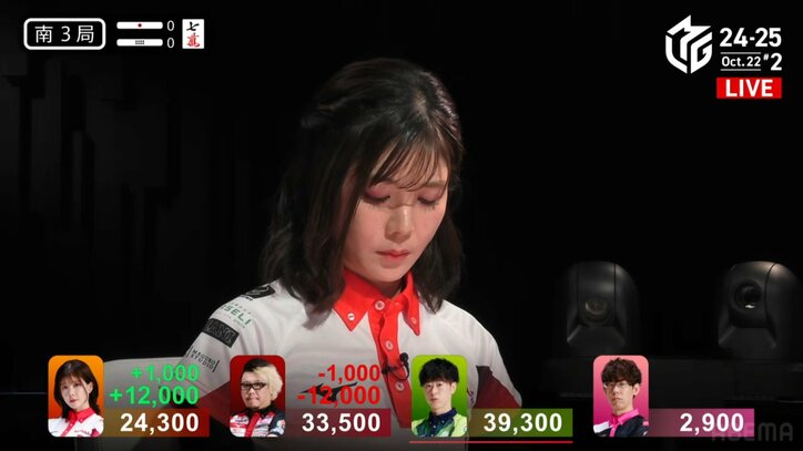 【映像】美麗にして屈強！高宮、変則4面待ち→跳満アガリ