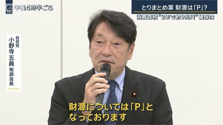 自民党　小野寺五典税調会長