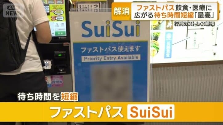 ファストパスサービス「SuiSui」