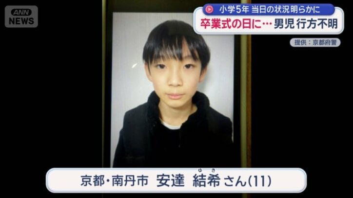 小学校5年　安達結希さん（11）