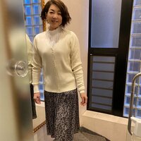 堀ちえみ『バレンタイン色をイメージしたコート』