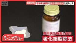 玉川徹が最新研究を取材　糖尿病治療薬で老化細胞を除去　ヒトでの臨床研究も開始