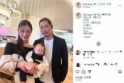 元EXILE黒木啓司さん、KEILLYくん＆愛妻との3ショットを公開 「黒木家最強！」「天使すぎ」と反響