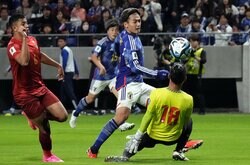 【日本代表】奥さんの前でハットトリック達成の上田綺世、記念球は癌で闘病中の友人へプレゼント「ちょっとでも力になれたら」