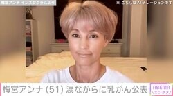 梅宮アンナ（51）、ステージ3Aの乳がん公表「父親もがんだった」抗がん剤治療後に全摘出手術へ