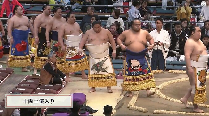 「めっちゃ似てる」力士と化粧まわしが“キャラかぶり” 愛くるしい姿に反響 5枚目