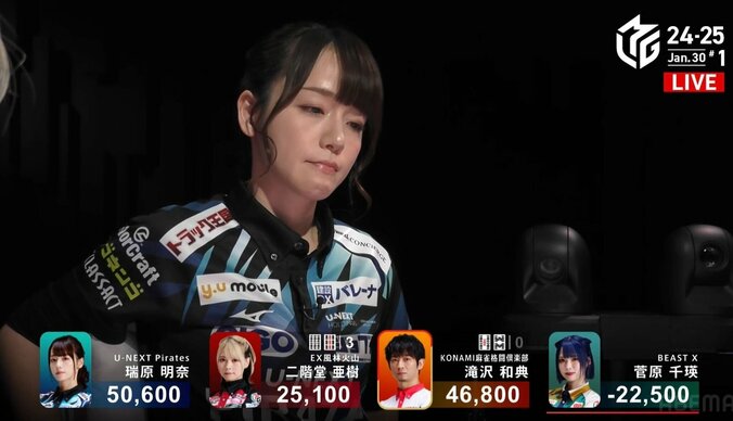 【写真・画像】息詰まるシーソーゲームを制した麻雀ヒーロー！滝沢和典、逆転トップを決めた鮮やかすぎる“一発高目・三色同順”／麻雀・Mリーグ　2枚目