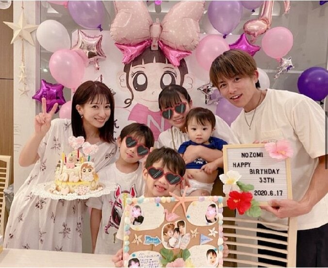 杉浦太陽、妻・辻希美へ誕生日サプライズ「愛で溢れる誕生日になった」 1枚目