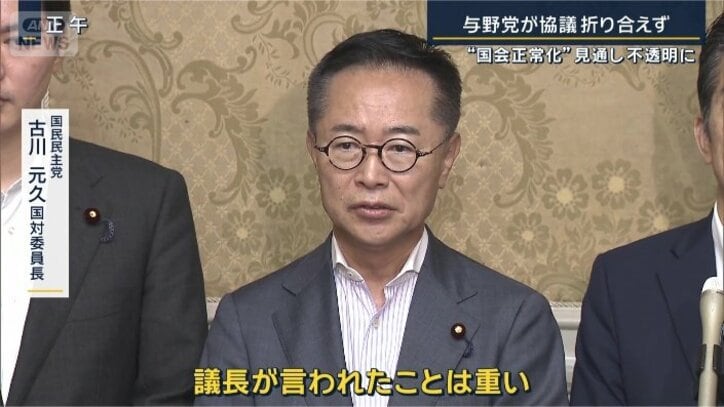 国民民主党　古川元久国対委員長