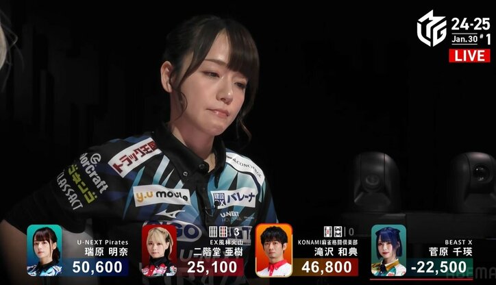 【写真・画像】息詰まるシーソーゲームを制した麻雀ヒーロー!滝沢和典、逆転トップを決めた鮮やかすぎる“一発高目・三色同順”/麻雀・Mリーグ 2枚目