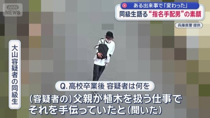 「父親が植木を扱う仕事でそれを手伝っていた」