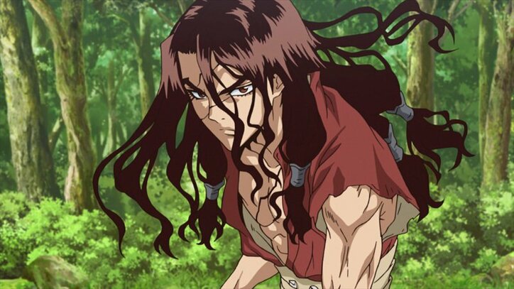 アニメ「Dr.STONE」第3話あらすじ&先行カット解禁! 獅子王司が千空たちに迫る!!