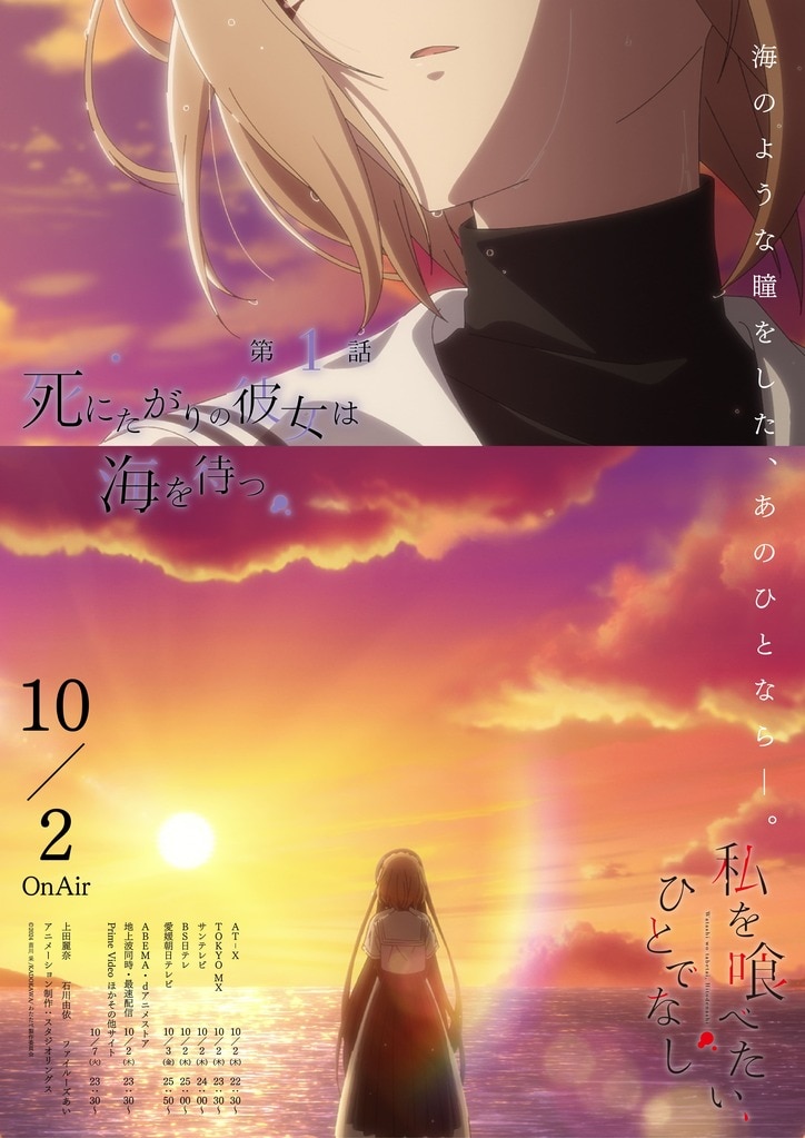 [照片/图片] 海中出现了非人之物……动画《对我垂涎欲滴的非人少女》第一集剧情梗概与意境海报发布 1