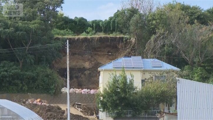 「なぜうちの裏側だけ」台風25号による土砂崩れで妻を亡くした男性が原因究明求める