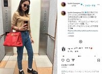 長谷川京子、美スタイル際立つデニムファッションを披露「キレイすぎて脱帽」「素敵過ぎ」とファン惚れ惚れ