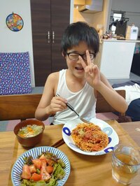 山田花子『珍しい晩ごはんよ』