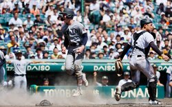 話題の“カッコ良すぎる高校球児” 慶応・丸田湊斗は「何をやってくるか分からない」自由な1番バッター 古田敦也氏も絶賛する“驚異の足”が炸裂した瞬間