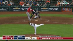 当てただけじゃないの！？大谷翔平、ちょい当て払い打ちがフェンス直撃の超パワーにファンも仰天「すげーやん！」