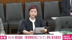 れいわ・奥田氏「本日は緊急事態対応についてですが、申し上げたい。この国はもうとっくに緊急事態なんです」 テーマお構いなしに憲法審査会で“暴走”？