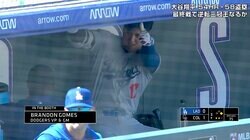 「ボール！ボール！」大谷翔平、引退選手の現役ラスト安打で“粋なアピール” ド軍ベンチの光景に「グッジョブ」感動の声続々