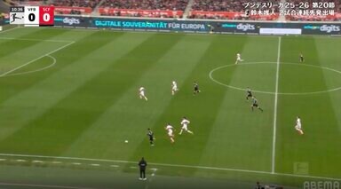 「どんだけドリブルするん？」鈴木唯人、目を疑う“まさかの光景”「速すぎ！」70メートル縦断“超高速キャリー”にスタジアム騒然「代表復帰確定」