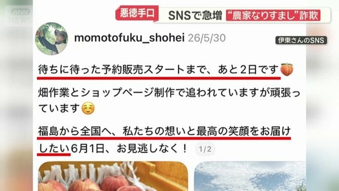 伊東さんのSNS