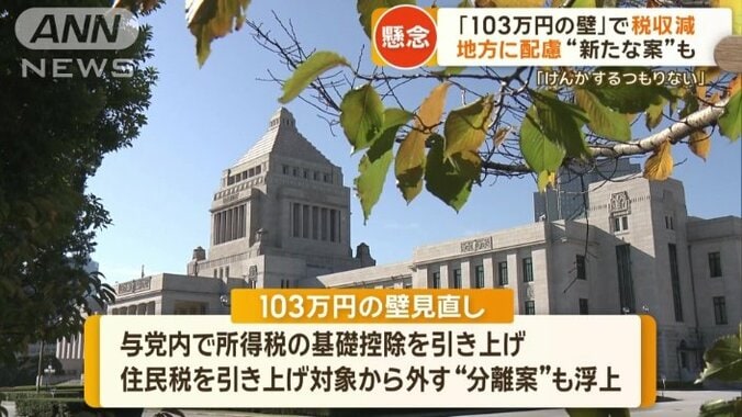 住民税を外す“分離案”浮上