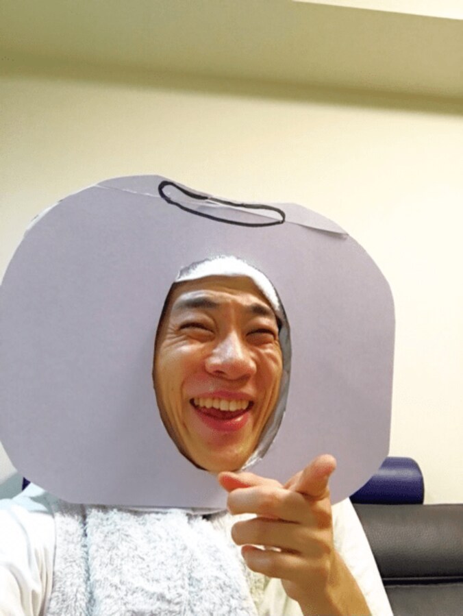 横山だいすけ、白豆のお面を被り“おまめ戦隊ビビンビ～ン”に変身「可愛すぎます」「ほんと白豆よくお似合い」と反響 2枚目