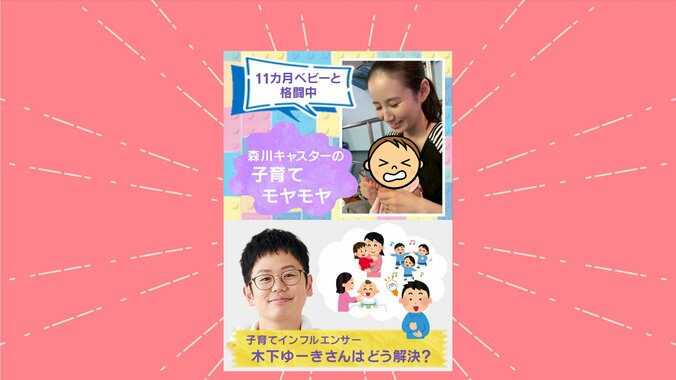 森川夕貴キャスター／木下ゆーき